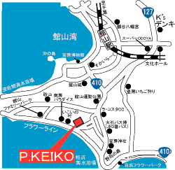 ペンション KEIKOの地図