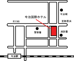 今治国際ホテルの地図