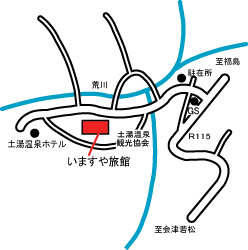 宝泉閣 いますやの地図
