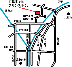 京都宝ヶ池プリンスホテルの地図