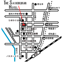 THE SAIHOKUKAN HOTELの地図