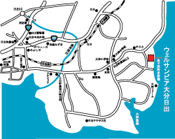 ウェルサンピア大分日出の地図