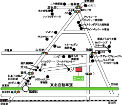 那須高原ガストホフ エールの地図